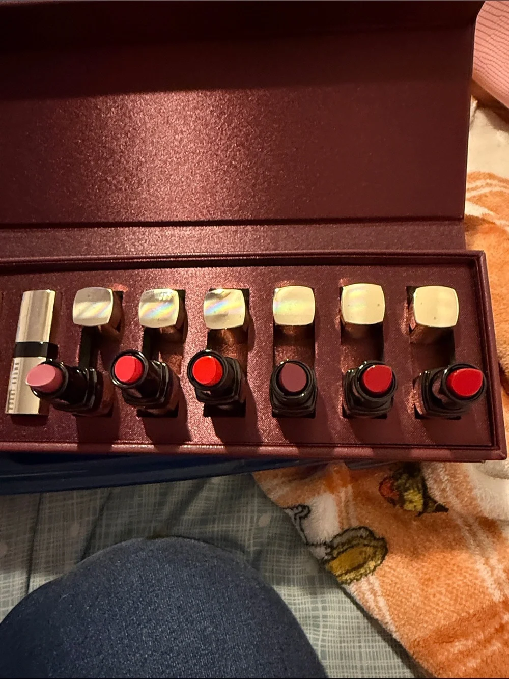 Bobbi Brown Mini Lip Set - Metallic Silver & Deep Burgundy